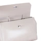 Женская кожаная сумка из натуральной кожи с короткой ручкой и плечевым ремнем классическая бежевая DE ESSE 55406 - изображение 5