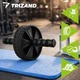 Роликовое колесо для тренировки пресса с ковриком 28 см черный Trizand FK-1798 - изображение 9