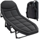 Складная кровать 200x65 см 150 кг для кемпинга серый Trizand PR-275 - изображение 1