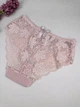 Кружевные слипы с бантом сзади 0783, 3XL (ОБ 120-130), Пудра - изображение 4