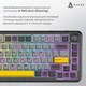 Клавіатура Ajazz Механічна RGB USB Чорна (AK820MAX-WM-BGY) - зображення 5