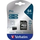 Карта памяти Verbatim 64GB microSDXC class 10 UHS-III PRO (47042) - изображение 2