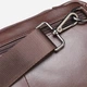 Сумка слинг через плечо мужская из натуральная кожи Vintage leather-14737 Коричневая - изображение 8