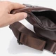 Сумка слинг через плечо мужская из натуральная кожи Vintage leather-14737 Коричневая - изображение 11