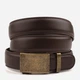 Ремень мужской из натуральной кожи Vintage leather-20309 115 см Коричневый - изображение 3