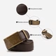 Ремень мужской из натуральной кожи Vintage leather-20309 115 см Коричневый - изображение 7