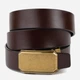 Ремень мужской из натуральной кожи Vintage leather-20276 115 см Коричневый - изображение 3