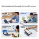 Защитный чехол UGREEN, совместимый с iPad Magic Keyboard, планшетами Apple Air7/6/5/4 Pro 25 дюймов/11/10,9 дюймов, со съемными клавишами и регулируемым углом наклона. - изображение 6