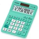 Калькулятор Casio MX-12B учебный для 4-6 классов, солнечная батарея, мятно-зеленый - изображение 1