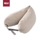 Подушка для шиї MUJI, U-подібна, дорожня, бежева - зображення 5