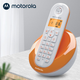 Телефон беспроводной Motorola цифровой стационарный громкая связь для дома и офиса оранжевый - изображение 8