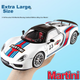 Модель автомобиля Heimanba Porsche 918 Spyder в масштабе 1:18, литая под давлением, игрушка для детской коллекции и демонстрации. - изображение 5
