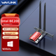 Wavlink Intel BE200 Беспроводная сетевая карта WiFi 7 Gigabit для игр, высокоскоростной настольный WiFi-приемник и передатчик, встроенная сетевая карта PCI-E, Bluetooth 5.4 BE3-B - изображение 4