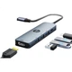Док-станція розширення HP, швидка зарядка Type-C PD100W, розширення USB, дублювання екрана HDMI, 5-дюймова док-станція розширення Type-C, док-станція розширення MacBook, адаптер для комп'ютера Apple - зображення 3