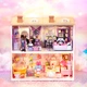 Конструктор-ляльковий будиночок Rolife Super World Sanrio Kuromi, збірний, для дівчаток - зображення 4