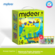 MiDeer Advanced Puzzle, паперовий пазл великих елементів для раннього розвитку малюків, рівень 4 - розпізнавання динозаврів (версія з сумкою для зберігання), дитячий подарунок - изображение 4