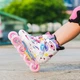 Роликовые коньки детские Feiying для начинающих, набор для мальчиков и девочек - изображение 9