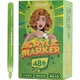 Акриловые маркеры Touch Mark, детские акварельные маркеры для граффити 48 цветов, кисти для рисования, водостойкие акриловые краски для ручного рисования, специальный подарок для детей-студентов, для художественного образования. - изображение 2