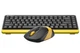 Комплект беспроводной A4Tech Fstyler FG1110 Bumblebee, радиус действия до 15 м - изображение 2