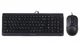 Комплект A4Tech Fstyler Sleek Multimedia Comfort F1512, Black, клавиатура+мышь, USB - изображение 1