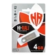 Флешка Hi-Rali 4GB Shuttle срібло металева - изображение 1