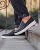 Сліпони NS Slipones Classic 41 (26-26.5см) Leather Black White (арт 1380) - зображення 1