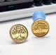 Печень для воска набор ручка и круглый штамп Голубой Дерево Жизнь - изображение 1