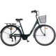 Велосипед SPARK CITY TEYA 28`` ал18`` жв v-brake с корзиной тёмно-зелёный - изображение 2