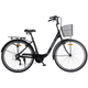 Велосипед SPARK CITY TEYA 28`` ал18`` жв v-brake с корзиной чёрный - изображение 2