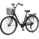 Велосипед SPARK CITY TEYA 28`` ал18`` жв v-brake с корзиной чёрный - изображение 3