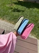 Сумка женская мини кросс-боди из натуральной замши JUGO 03-26 на длинном ремешке Голубой - изображение 3