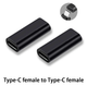 Переходник адаптер Type-C to Type-C USB3.1 мама-мама Black (500435) - изображение 2