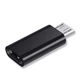 Міні перехідник адаптер Type-C to Micro-USB F-M 5V Black (500434) - зображення 1