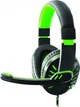 Навушники Esperanza EGH330 Black/Green - зображення 1