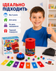 Настільна гра Fast Bead Grabbing Кольорова доріжка для дітей і дорослих динамічна сімейна гра на швидкість реакції та уважність 2–4 гравці від 5 років розвиває координацію подарунок для хлопчика і дівчинки - зображення 4
