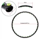 Обруч масажний Hula Hoop Double Grace Magnetic JS-6002 Чорний - зображення 3