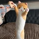 Большая мягкая плюшевая игрушка Кот Батон бежевый 90 см - изображение 3
