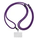Універсальний ремінець-шнурок для смартфона, Rope, black amethyst, нейлоновий, міцний, регульований по довжині, з тримачем для чохлів з вирізом для зарядки, кросбоді, підходить для носіння на шиї та через плече, ArmorStandart (ARM91364) - зображення 2