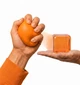 Антистрес іграшка куб Nee Doh Nice Cube Fanta 5,5 см — м'який сквіш куб, що відновлює форму, сенсорна іграшка антистрес для дітей і дорослих (COPY) - зображення 3