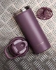 Шейкер спортивный SmartShake Insulated Steel 750 мл нержавеющая сталь сливовый - изображение 3