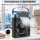 Портативный вентилятор, кондиционер с водяным охлаждением Air Cooler Fan 4 в 1 (580 AC) Черный - изображение 7