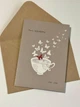 Листівка - книжечка з конвертом та вкладишем для листа 10 х 15 см Best wishes - изображение 1