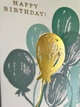 Листівка - книжечка з конвертом та вкладишем для листа 9 х 13 см Happy birthday - изображение 3
