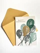 Листівка - книжечка з конвертом та вкладишем для листа 9 х 13 см Happy birthday - изображение 7