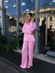 Женский костюм шелковый розовый 42-44 р4955.9082 - изображение 2