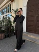 Женский костюм шелковый черный 42-44 р4955.9082 - изображение 5