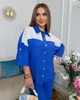 Женский костюм синий 48-50 р844.4456 - изображение 6