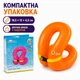 Жилет для плавання дитячий SunClub «Дуга» 3–6 років, 19–30 кг, надувний жилет для басейну та моря, помаранчевий 47303 - зображення 8
