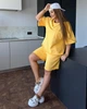 Женский костюм повседневный желтый 60-62 р844.3738 - изображение 5