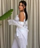 Жіночий однотонний лляний костюм (сорочка+топ+брюки) Uaclothes 48-50 Білий (like38800-192351371) - изображение 2